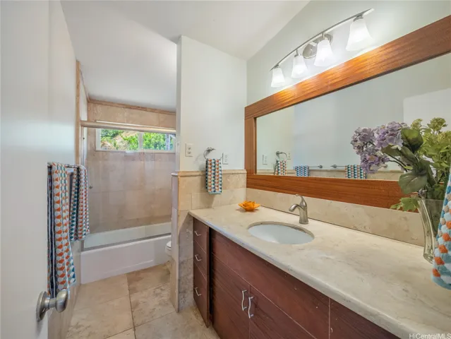 Primary bathroom remodeled.