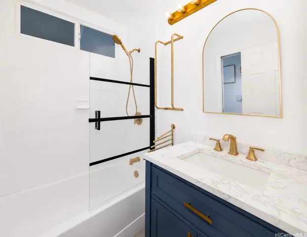 Hallway bathroom