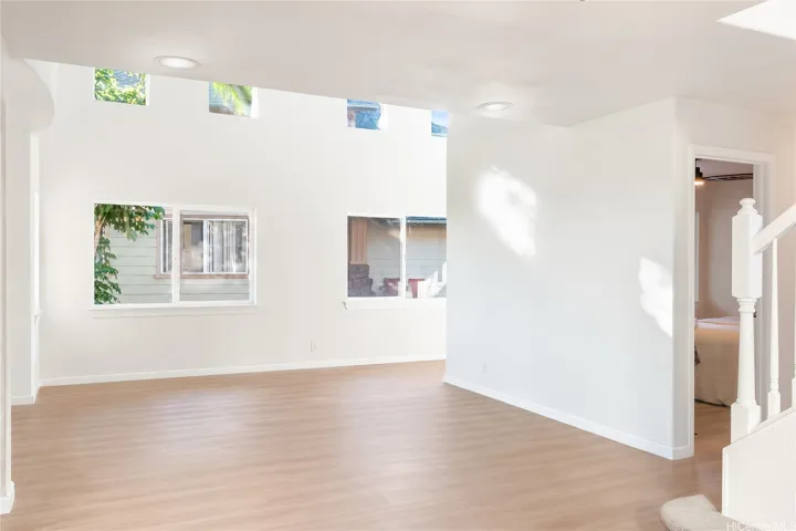 A flex room with a view — Kapolei's green stretches right outside the window.