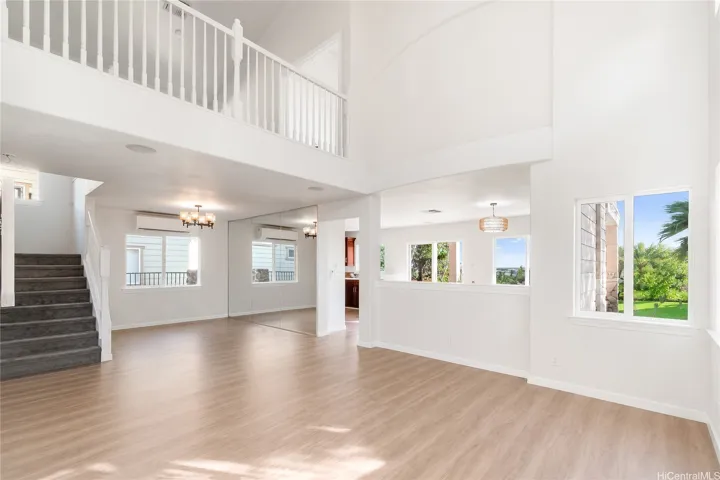 A bright landing that ties the whole floor plan together.
