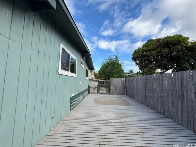 Outside patio