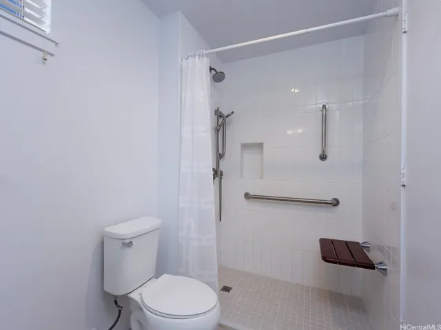 Bathroom modified for easy in and out