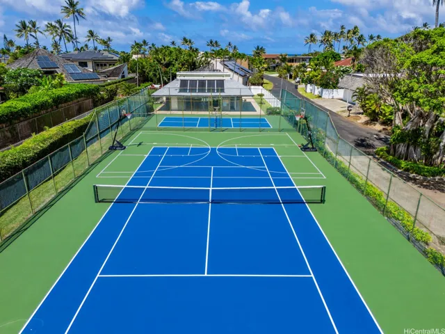 Enjoy pickleball, tennis or basketball courts supporting an active lifestyle, right across from the residence.