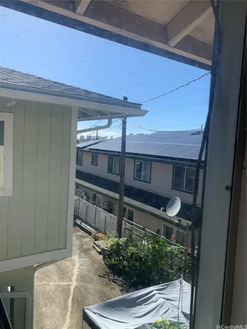 View from Livingroom to capture a small view of horizon