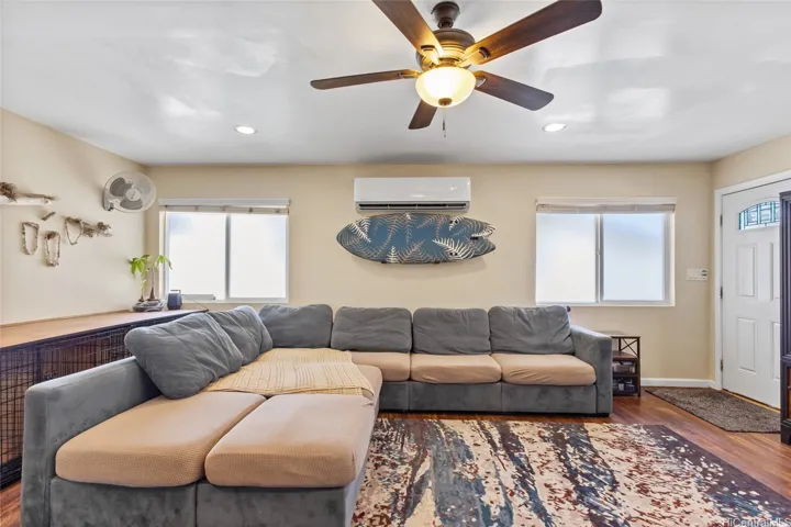 Modern LVP flooring throughout the home.