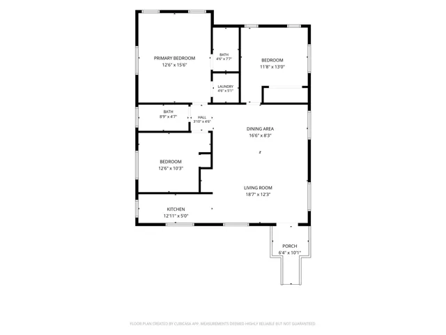 Full Floorplan w/ dimensions