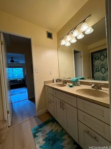 Enhanced. Twin sink lavatory in Bath