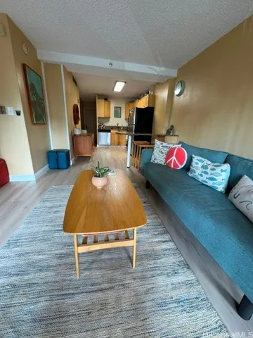 Enhanced.Living room view kitchen