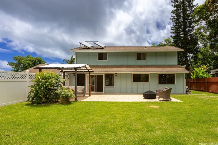 HUGE fully fenced-in backyard is a great space for little ones or furry family members.