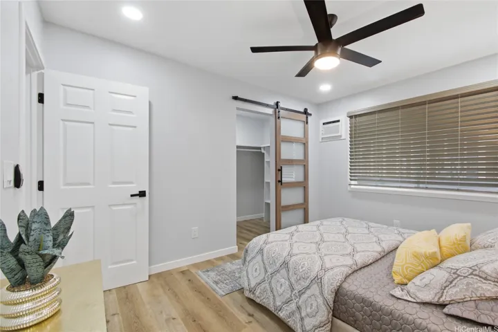 Primary bedroom- with walk in closet