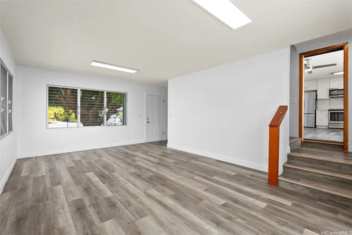 Flexible space for a workshop, home gym, office, or additional living room.