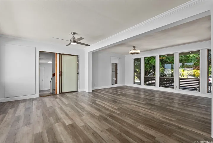 Dining and living room