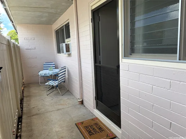 Covered lanai