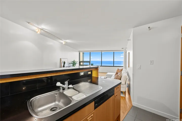 Ocean views from kitchen as well!