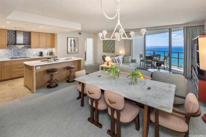 When luxury calls! This beautifully and newly renovated two-bedroom, den, three-full-bath, and TWO LANAIS expresses elevated island living.