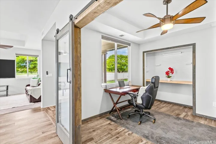 Convenient first floor bedroom (1 of 4); perfect for family, guests, or home office