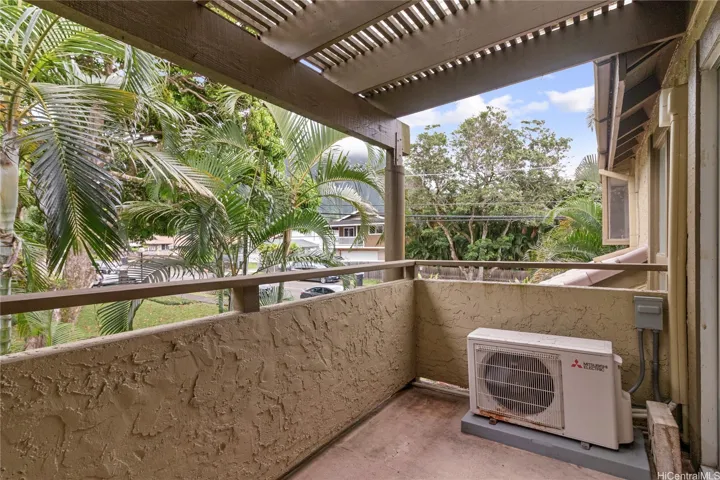 Private lanai located off of the primary bedroom.