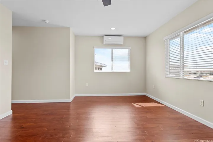 The bedrooms are light and bright.