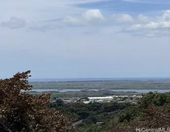There's a panoramic view from the deck.