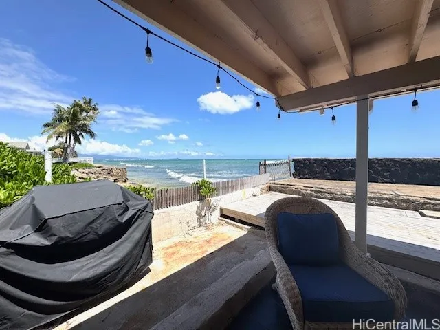 BBQ enjoying the ocean views