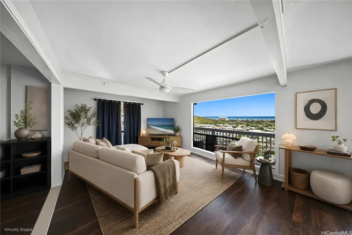 Rental level living room