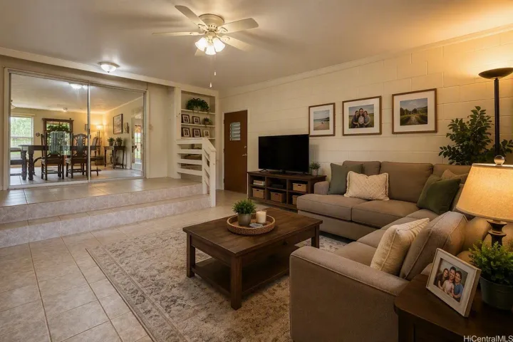 Virtually staged - Family room. Enhanced