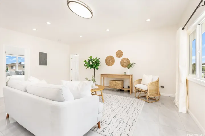 Living Room w/Open Door to Bedroom 2
