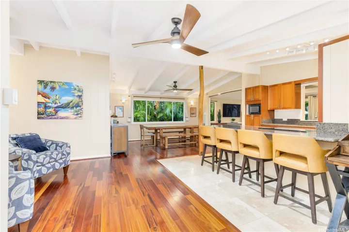 Large open living spaces.