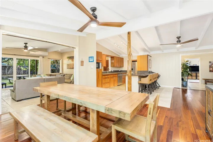 Dining or living room space.