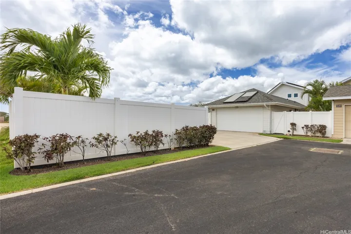Fence and Driveway
