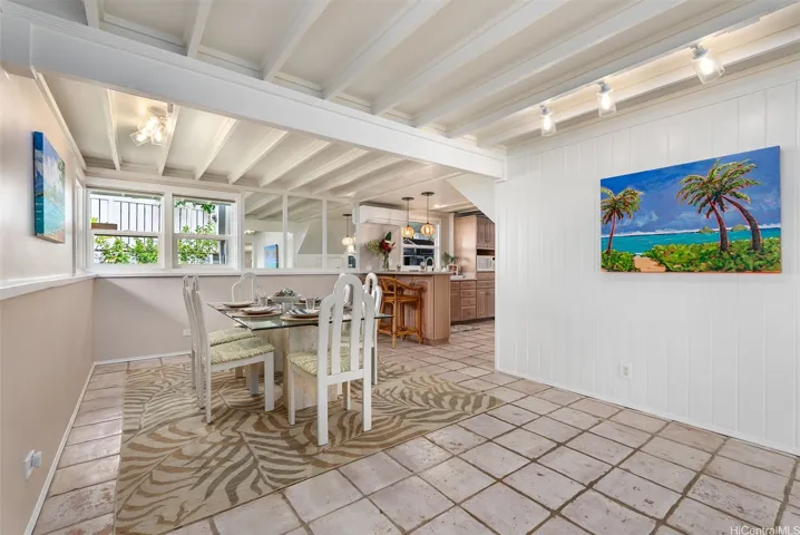 Dinning room, into kitchen on 1st floor