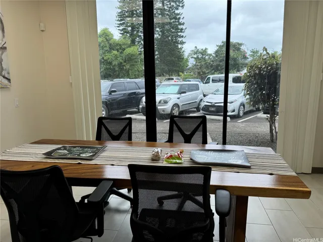 Conference Room Showing the Parking Lot on the side of the building