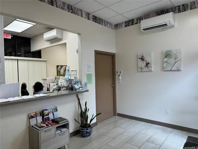 Photo of the Entrance Door from the Reception area going to the Triad & Examining Rooms