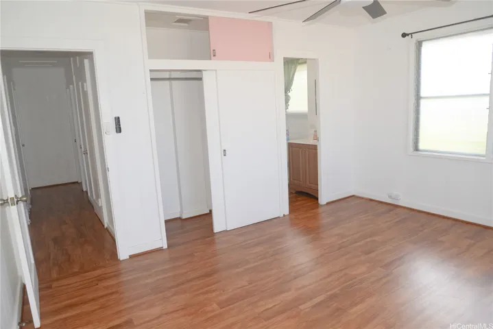 Primary Bedroom looking toward full bath on right side