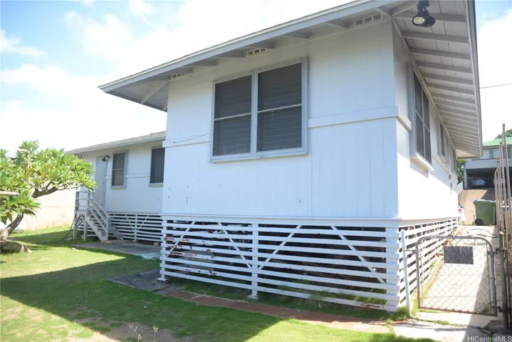 Rear elevation left side