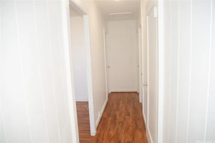 Hallway toward other two bedroom