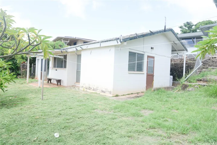 Rear elevation of ohana unit