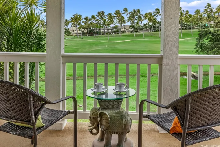 Primary Suite Balcony Overlooking 12th Fairway