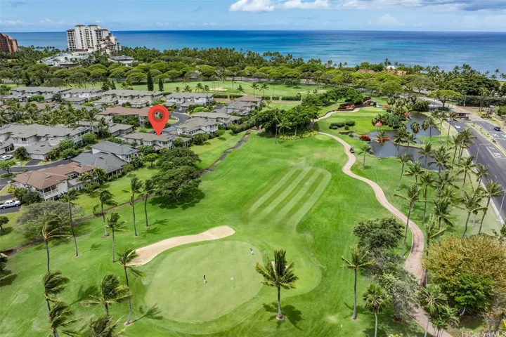 Aerial view of 12th Fairway