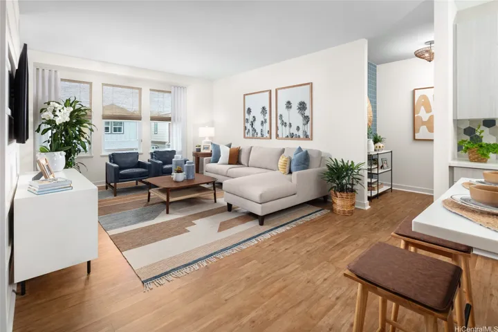 Photo is of the Unit 2 -Lokahi model home