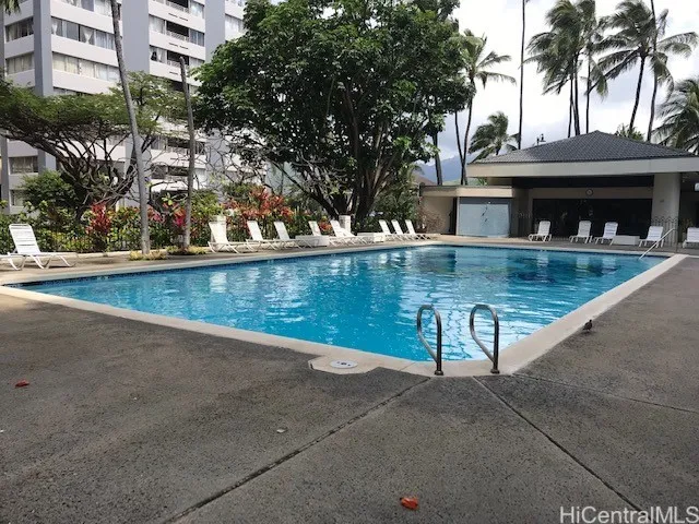 pool unusually large  

