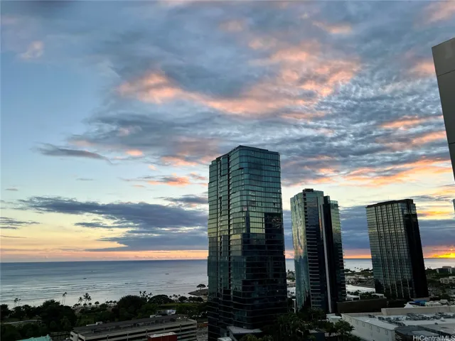 Sunset view from Lanai