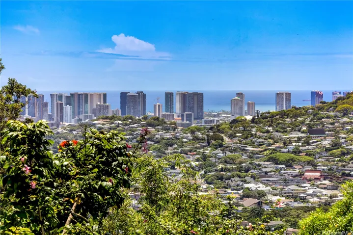 City and ocean views