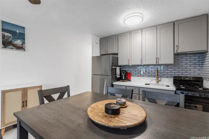 large dining table area