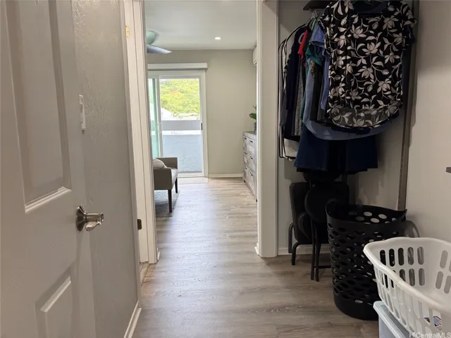 Entry to the primary bedroom
