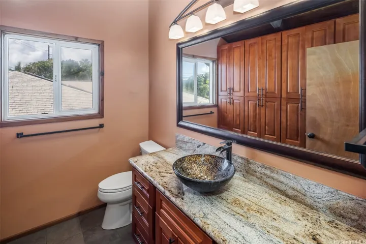 Upstairs half bath