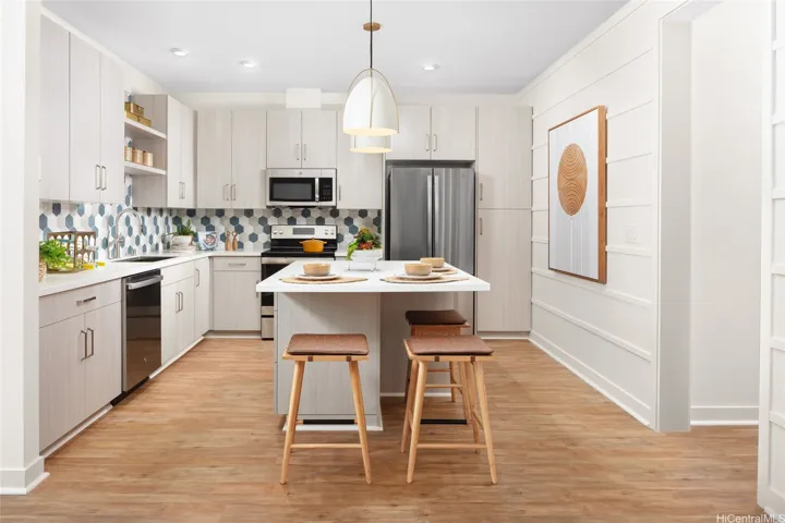 Photo is of the Unit 2 -Lokahi model home