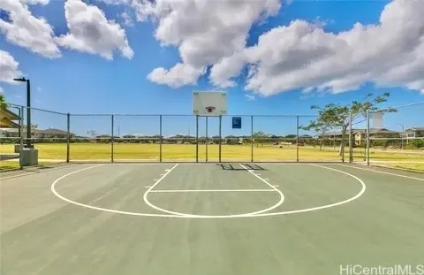 full size basketball court directly across the street