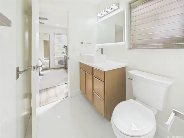 Bath connects through to the primary bedroom
