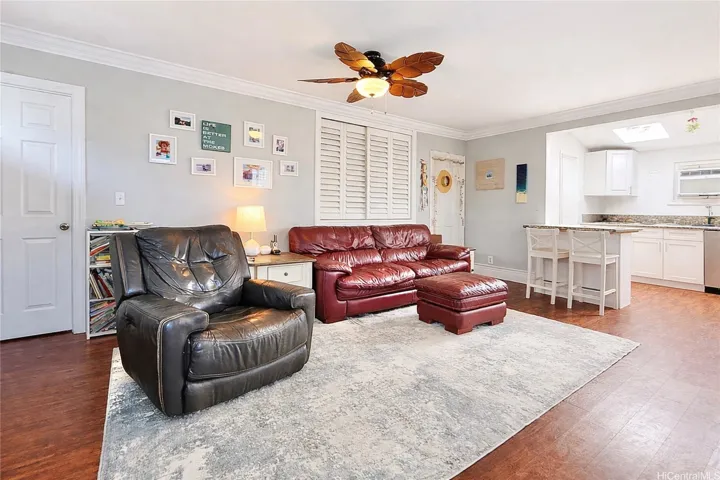 permitted garage conversion/rec area
